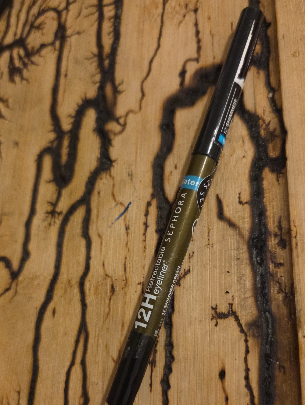 Sephora 12H Retractable Eyeliner #12 Shimmer Green Waterproof NEW SEALED